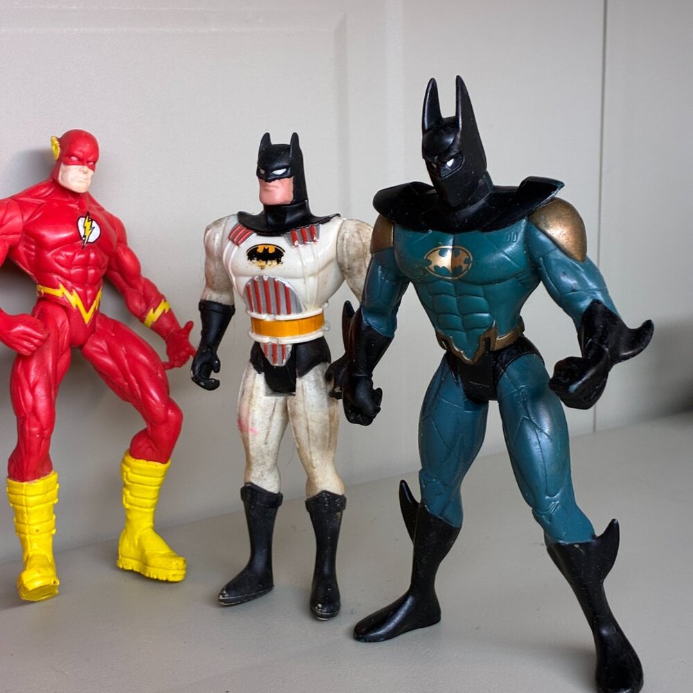 Vintage Toy Biz Marvel Xmen Spider-Man Batman Hulk Kenner Action Figure Lot - Picture 3 of 4
